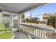 The porch features rocking chairs, and a great view at 1032 N Ocean Blvd., Surfside Beach, SC 29575