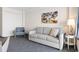 A Comfortable living room featuring a plush sofa and stylish chair for relaxing at 1105 S Ocean Blvd. # 1134, Myrtle Beach, SC 29577