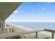 Coastal view of the ocean and beach, captured from an elevated vantage point at 1105 S Ocean Blvd. # 1134, Myrtle Beach, SC 29577