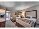 Relax in this bedroom with two beds, complete with soft bedding, matching nightstands, and a calming atmosphere at 1105 S Ocean Blvd. # 732, Myrtle Beach, SC 29577