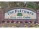 Attractive entrance sign for The Fairways River Oaks community at 1250 River Oaks Dr. # 16B, Myrtle Beach, SC 29579