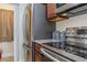 Close up of the kitchen featuring modern stainless steel appliances and sleek countertops at 1250 River Oaks Dr. # 16B, Myrtle Beach, SC 29579