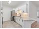 Modern kitchen featuring stainless steel appliances and granite countertops at 130 Lazy Willow Ln. # 204, Myrtle Beach, SC 29588