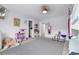 Playful bedroom with bunk beds and a spacious gray rug at 145 Bendick Ct., Little River, SC 29566