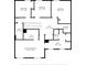 Second floor plan showcasing primary bedroom, bathrooms, hall and bedrooms at 220 Forestbrook Cove Circle, Myrtle Beach, SC 29588
