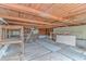 Interior of barn with shelves, concrete floor, and wood ceiling at 2360 Highway 701 North, Loris, SC 29569