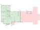 Detailed floor plan showcasing the layout of the house, including the shed and carport areas at 2360 Highway 701 North, Loris, SC 29569