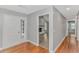 A view from the foyer showcases the living room and its cozy fireplace at 2360 Highway 701 North, Loris, SC 29569