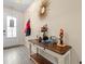 Inviting foyer features a decorative table and wall art adding charm to the home's entrance at 414 Antietam Place, Little River, SC 29566