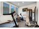 Fitness center with modern exercise equipment and ample natural light at 414 Antietam Place, Little River, SC 29566