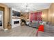 Inviting living room with hardwood floors and a modern fireplace feature at 414 Antietam Place, Little River, SC 29566