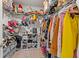 Walk-in closet featuring wire shelving for storage and organization of clothing, shoes, and accessories at 414 Antietam Place, Little River, SC 29566