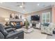 Inviting living room with neutral colors and a fireplace at 101 Galil Dr. # A, Myrtle Beach, SC 29579