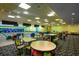 Spacious bowling alley with multiple lanes, tables, and seating areas for guests at 1105 South Ocean Blvd. # 852, Myrtle Beach, SC 29577