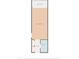 A floorplan of a bedroom with an attached balcony, bathroom, walk-in closet, and foyer at 1105 South Ocean Blvd. # 852, Myrtle Beach, SC 29577