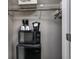 Convenient kitchenette with mini-fridge, microwave, and coffee maker for easy in-room snacks and drinks at 1105 South Ocean Blvd. # 852, Myrtle Beach, SC 29577