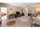 Comfortable living room adjacent to a modern kitchen and dining area at 1182 Palm Crossing Dr., Little River, SC 29566