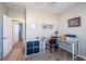 Bright office space with modern desk, ample natural light, and neutral tones at 1182 Palm Crossing Dr., Little River, SC 29566