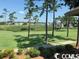 Scenic view of the meticulously landscaped golf course from the property at 1221 Tidewater Dr. # 2821, North Myrtle Beach, SC 29582