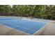 Community blue tennis court in great condition with lots of court lighting at 1221 Tidewater Dr. # 2821, North Myrtle Beach, SC 29582