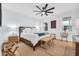 Bedroom with neutral walls, a large bed, and a ceiling fan at 161 Twelve Oaks Dr., Pawleys Island, SC 29585