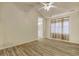 Bright bedroom with wood floors and closet access at 1741 Rice St., Georgetown, SC 29440