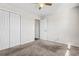 Bedroom with carpet, a ceiling fan, and a double closet at 1801 Heirloom Dr., Conway, SC 29527