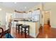 Charming kitchen area with granite countertops and barstool seating at 182 Minnow Dr., Pawleys Island, SC 29585