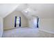 Bedroom with a pitched ceiling, ceiling fan and carpet at 221 Hagley Dr., Pawleys Island, SC 29585