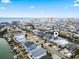 Wide aerial view of a coastal residential neighborhood with canals and ocean views at 315 60Th Ave. N, North Myrtle Beach, SC 29582