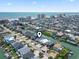 Aerial view of a waterfront residential neighborhood in a coastal community at 315 60Th Ave. N, North Myrtle Beach, SC 29582
