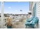 Relaxing back porch with wicker furniture and peaceful water views for outdoor enjoyment at 315 60Th Ave. N, North Myrtle Beach, SC 29582