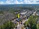 Aerial image displays home's proximity to neighborhood amenities and the surrounding landscape at 3507 Club Course Dr., North Myrtle Beach, SC 29582