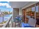 Balcony view of the community pool and surrounding city buildings at 400 20Th Ave. N # 101, Myrtle Beach, SC 29577