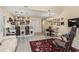 Open living space featuring a dining area, breakfast bar, and a comfortable sitting area with a rug at 4502 Little River Inn Ln. # 2507, Little River, SC 29566