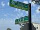 Street sign at the corner of 46th Avenue and Lewis Street in Windy Hill neighborhood at 4601 Lewis St., North Myrtle Beach, SC 29582