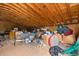 View of the attic featuring a wood floor and wood beams at 5002 Watergate Dr., Myrtle Beach, SC 29588