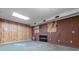 Spacious unfinished basement with paneled walls and a window at 5002 Watergate Dr., Myrtle Beach, SC 29588