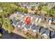 An aerial view shows a well-planned neighborhood with easy access to amenities and green spaces at 537 Sand Ridge Rd., Conway, SC 29526