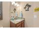 Cozy bathroom with granite countertops and beach decor at 709 Shell Creek Circle # 709, North Myrtle Beach, SC 29582