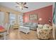 Inviting living area featuring beachy decor, comfortable seating and natural light at 709 Shell Creek Circle # 709, North Myrtle Beach, SC 29582