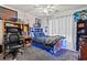 Gaming-themed bedroom with modern blue lighting and decorative accents at 759 Painted Bunting Ct. # A, Murrells Inlet, SC 29576