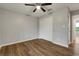 Empty bedroom features a ceiling fan and spacious closet at 922 Fairwood Lakes Ln. # 22M, Myrtle Beach, SC 29588