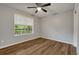 Neutral bedroom with wood flooring and a ceiling fan at 922 Fairwood Lakes Ln. # 22M, Myrtle Beach, SC 29588