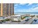 Aerial view of condo buildings with beach and ocean in background at 9620 Shore Dr. # C101, Myrtle Beach, SC 29572