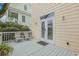 Exterior patio with two chairs and a glass door at 10 Orchard Ave., Murrells Inlet, SC 29576