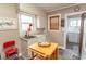 Well-lit kitchen area with a breakfast table, window, and neutral decor at 1105 Palmetto St., Georgetown, SC 29440