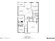 Detailed floor plan showing layout of the home's 1,676 square feet at 1442 Chanson Ct., Little River, SC 29566