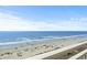 Expansive ocean views from the balcony of this beachside property at 1709 S Ocean Blvd. # 411, North Myrtle Beach, SC 29582