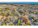 Aerial view of a home situated within a tranquil, tree-lined neighborhood at 1800 Glenns Bay Rd., Surfside Beach, SC 29575